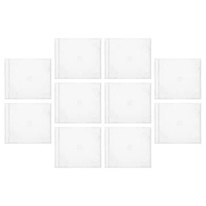 10pcs CD Storage Boxes Replacement DVD Disc Plastic Case CD Storage Box - Afbeelding 1 van 12