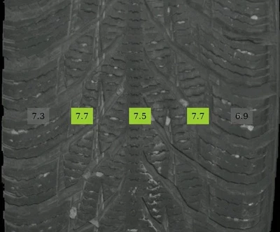 205/55 R17 95V Winterreifen Nokian Tyres 6-7mm DOT 3321 - 4 REIFEN - Bild 1 von 4