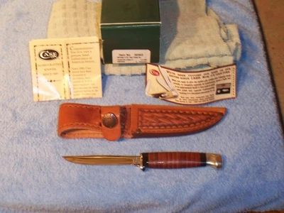 ARTÍCULO DE ESTUCHE #00303 CUCHILLO HUNTER FINN HECHO 03/03/03 EN ESTADOS UNIDOS NUEVO EN CAJA Foto 1 de 4