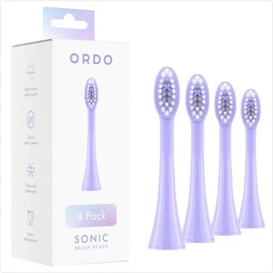 Ordo Cabezales de Cepillo Sónico Perla Violeta Paquete de 4 - Nuevo - Imagen 1 de 3