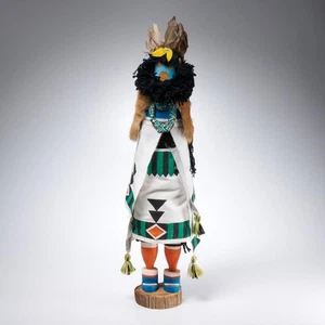 Steven Comosona Indianer Shalako Zuni Kachina Ritual Puppe Iris Apfel 26 Zoll hoch - Bild 1 von 12
