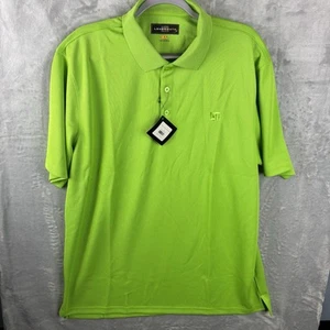Loudmouth Polo Golf Herren XL Jasmine Green Essential Performance S Arm Shirt - Bild 1 von 11