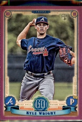 2019 Topps Gypsy Queen #202 Kyle Wright Purple - Image 1 of 2