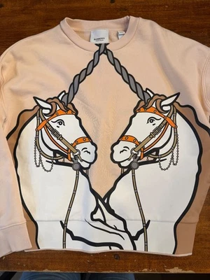 Sudadera carrusel Burberry para niñas Foto 1 de 3