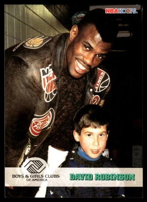 1993-94 NBA Hoops Boys & Girls Clubs of America David Robinson #291 San Antonio - Image 1 of 2
