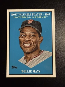 2025 Topps Update MOST VALUABLE PLAYER #MV-34 WILLIE MAYS - Picture 1 of 2