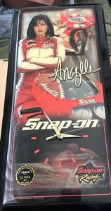 Snap-on Tools Motorcycle Winston Racing Angelle Sampey Jebco Clock LT Edition - Picture 1 of 7
