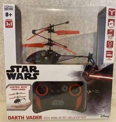 ЗВЕЗДНЫЕ ВОЙНЫ МАНДАЛОРСКИЙ 2-КАНАЛЬНЫЙ ИК RC МИНИ ВЕРТОЛЕТ DISNEY Дарт Вейдер. НОВАЯ КОРОБКА. - Изображение 1 из 2
