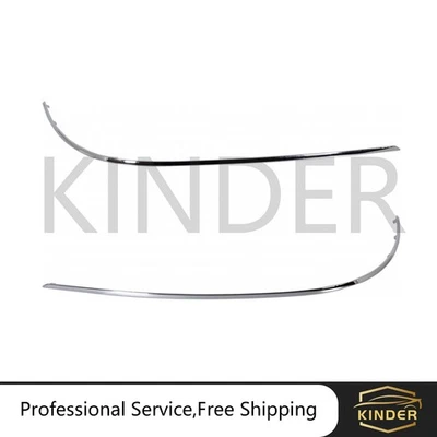 Bumper Trim Chrome Molding Rear Left and Right For 2010-2013 Mercedes-Benz E350 - Imagem 1 de 4