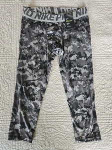 Nike Pro Hypercool Digital Camo Mens 3/4 Tights Gym Running Sports Size XXL 2XL  - Picture 1 of 6