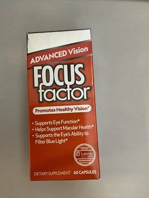 Focus Factor Visión Avanzada Salud Ocular 60 Cápsulas EXP 08/2025 Foto 1 de 3