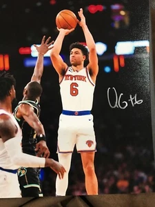 Quentin Grimes signed autographed Knicks 8x10 photo Knicks Certificate of Authen - Picture 1 of 3