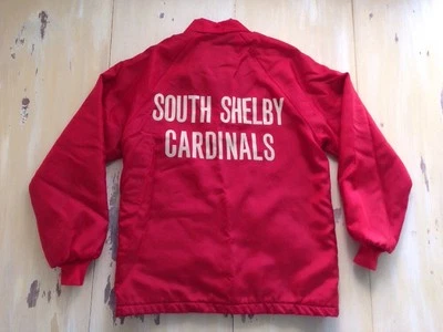 Chaqueta de Patinaje SHELBY MO CARDINALS De Colección Años 70 Escuela Secundaria Polar Estadio, Para Hombres MEDIANA Foto 1 de 4