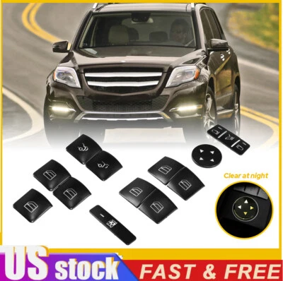 Reposabrazos puerta interruptor ventana botón cubierta moldura CLS550 apto para Mercedes-Benz 12-2015 Foto 1 de 4