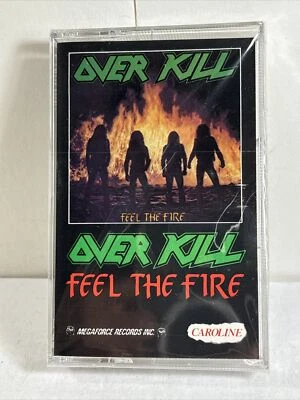 Overkill – Feel The Fire (Megaforce Cassette) 1985 Thrash - Image 1 of 4