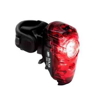 Luz trasera recargable para bicicleta NiteRider Solas 250 USB 4 modos 250 lúmenes Foto 1 de 4
