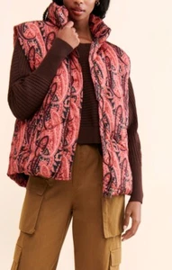 Free People Puffer Vest Jacket Oversized - Picture 1 of 11