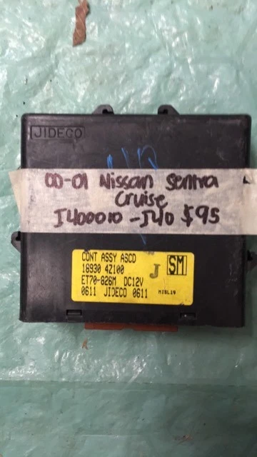 18930 4Z100 Nissan Sentra 2000-2001 Cruise Control module - Image 1 of 1