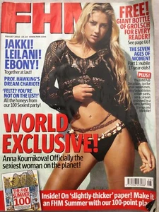 FHM Magazine #152 - August 2002 - Anna Kournikova, Commonwealth Pub Games - Picture 1 of 3