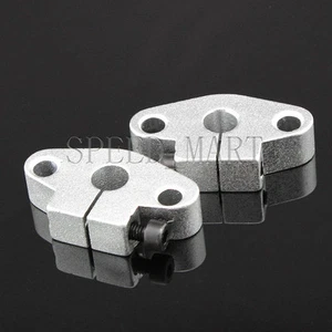 2 PIEZAS SHF8 8 mm Soporte de varilla de aluminio Eje de riel lineal Soporte Rodamiento CNC - Imagen 1 de 5
