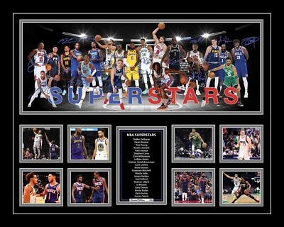 NBA Superstars Signed Limited Edition Framed Memorabilia - image 1 of 4
