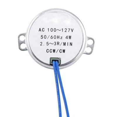 1 Piece 4 Sizes AC 100V-127V 4W 50/60Hz Synchronous Motor (2.5-3RPM) - Image 1 of 4