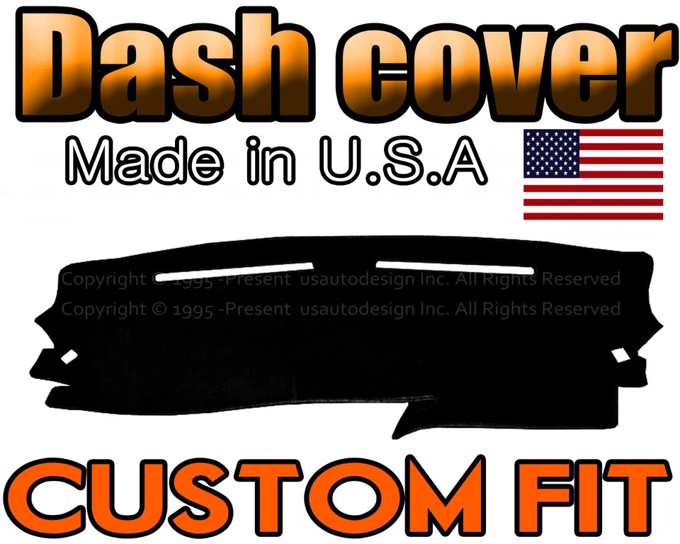 Se adapta a MITSUBISHI ECLIPSE 1990-1994 CUBIERTA DE TABLERO ALFOMBRILLA TABLERO PAD / NEGRO Foto 1 de 1