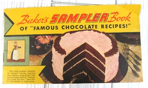 Vtg Baker's Chocolate Advertising Cook Booklet Sampler Book 1936 Color Photos A1 - Picture 1 of 7