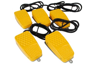 5 pcs TEMCo Aluminum Foot Switch 10A SPDT NONC Electric Pedal Momentary New LOT