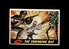 Vintage 1962 Mars Attacks Card #24 The Shrinking Ray VG
