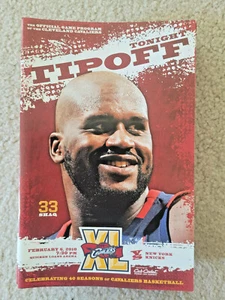 2/6 2010 SGA CLEVELAND CAVALIERS VS NY KNICKS SHAQUILLE O'NEAL TIPOFF PROGRAM - Picture 1 of 1