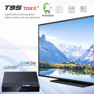 Lot of 10 T95 MAX+ 8K HDR 32GB Bluetooth S905-X3 Android 9.0 Dual WiFi TV Box - Picture 1 of 11