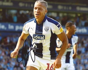 WEST BROM: DWIGHT GAYLE SIGNED 10x8 ACTION PHOTO+COA - Picture 1 of 1