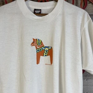 Vintage 80s Screen Stars Best SZ Large Single Stitch White Made in USA T Shirt - Picture 1 of 10