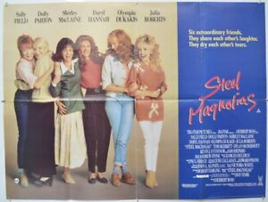 STEEL MAGNOLIAS (1989) Original Quad Movie Poster - Sally Field, Dolly Parton