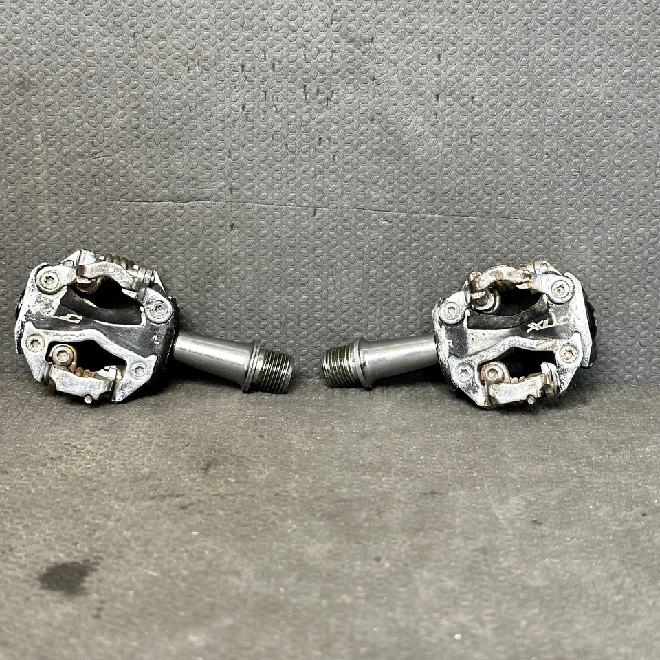 Винтажные педали XLC без зажимов велосипед дорожный гоночный тур серебро 9/16 дюйма - Изображение 1 из 4