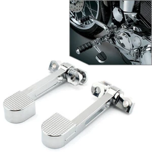 Clavijas de reposapiés cromadas para Harley Sportster XL 883 1200 Softail FXWG FXR - Imagen 1 de 10