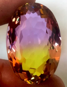 48.40 Ct. Large Tourmaline Oval Cut Multi-Color Loose Gemstone Gift For Women - Picture 1 of 6