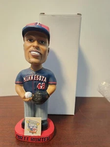 MINNESOTA TWINS TORII HUNTER '03 CENTRAL DIVISION CHAMPIONS BOBBLEHEAD mit Box - Bild 1 von 2