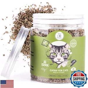 Hierba gatera orgánica para gatos y gatitos - 1,76 oz hierba gatera natural premium, glúteos altos - Imagen 1 de 5
