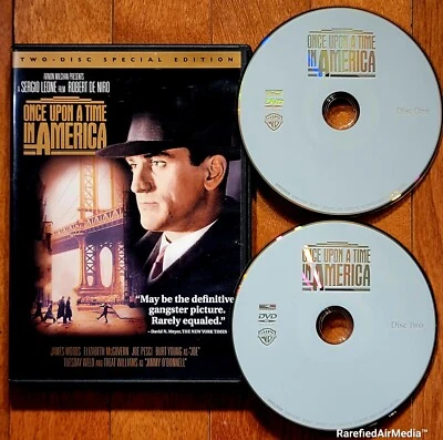 ONCE UPON A TIME IN America (DVD, 2011) 2 Disc Set Robert DeNiro     - Image 1 of 4