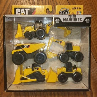 CAT Mini Machines Toy Set - Pack of 5 - Image 1 of 2