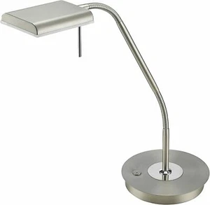 Trio LED-Tischleuchte Bergamo inkl. Leuchtmittel nickelmatt 12 Watt Sensordimmer - Bild 1 von 1