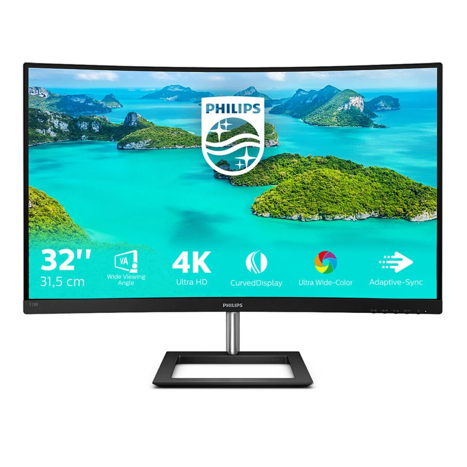 Philips E-Line 328E1CA 31,5"  Breitbild VA LED Curved Monitor