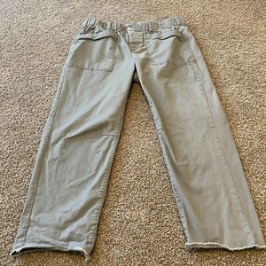 Cato Womens Gray High Rise Gray Straight Leg Pants Size Large  - Picture 1 of 11