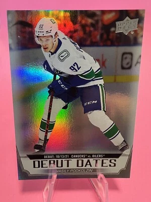 2022-23 Upper Deck Vasily Podkolzin Debut Dates #DD-2 - Image 1 of 2