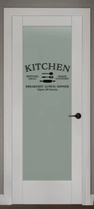 KITCHEN SERVING DAILY HOME COOKING VINYL WALL DECAL KITCHEN WALL DECAL STICKER - Picture 1 of 2