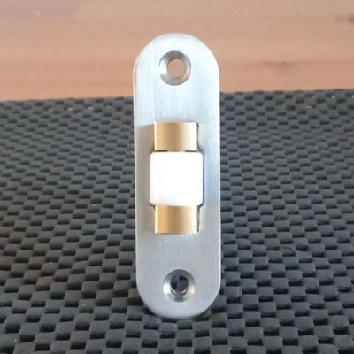 Adjustable Roller Door Catch Mortice Latch. Satin Stainless Steel Finish. - Image 1 of 4