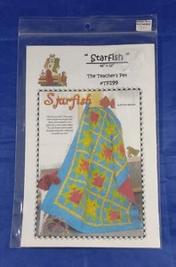 "Starfish" Quilt Pattern The Teacher's Pet #TP199, 48" x 62" NEW - Picture 1 of 2