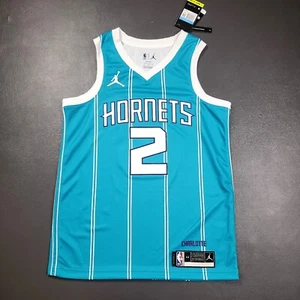 100% Authentic Lamelo Ball Jordan Brand Hornets Icon Swingman Jersey Size 44 M - Picture 1 of 6